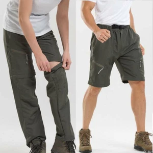 2 -IN-1 Men Zip Off Legs Convertible Cargo Work Pants Trousers Multi May Wearゞ - Picture 1 of 15