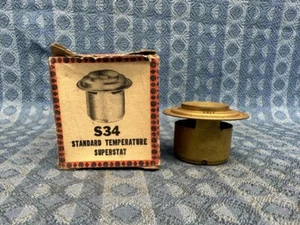 1953-1956 Buick Dodge V8 55 Plymouth Reo Trk NORS termostato de latón STD (VER ANUNCIO) - Imagen 1 de 7