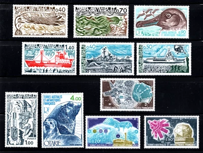 FSAT, TAAF SC#69/C51, Assorted Collection from 1977 thru 1979   Mint NH OG - Image 1 of 2
