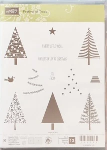Stampin Up!  -  Festival of Trees ***  Photopolymer stamps (Retired) - Picture 1 of 1