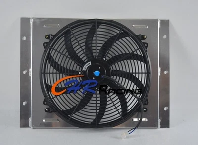 Cubierta de radiador de aluminio + ventilador para Jeep Grand Cherokee WJ WG 1999-2005 4,0 L 4,7 L Foto 1 de 4