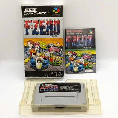 Super Famicom F-ZERO F ZERO Nintendo Box Manual Japan SHVC-FZ - Image 1 of 4