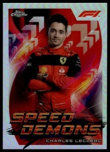 Topps Chrome Formula 1 2022 #SD-CL Charles Leclerc Speed Demons - Imagen 1 de 2