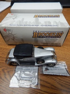 BROOKLIN MODELS 146 1933 STUTZ DV-32 VICTORIA CONVERTIBLE SILVER CAR NIB 1/43 - Picture 1 of 5