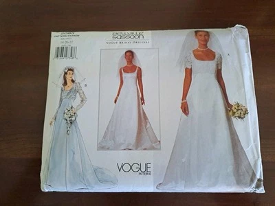 Vogue Wedding Dress 2085 Bride Dressmaking pattern Sizes 18-20-22 Uncut  - Image 1 of 3