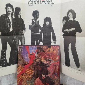 Santana Abraxas 1977 CBS S 64087 Netherlands Import Vinyl Album Gatefold poster - Picture 1 of 12