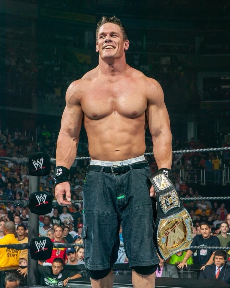 Impresión fotográfica de John Cena 8x10 La última vez es ahora PÓSTER DEL ÚLTIMO PARTIDO WWE RAW CHAMP WWF Foto 1 de 1