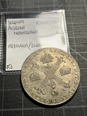 Bélgica Austria Países Bajos Plata Kronenthaler 1784 B Tonificado Mejor Grado! Foto 1 de 2