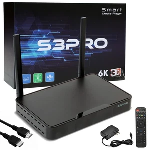 SuperBox S3 Pro 6K Android TV Box | Dual WiFi | Voice Remote | IPTV Streaming - Picture 1 of 7