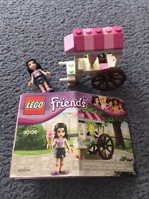 Complete - Lego Friends #30106 Emma's Ice Cream Stand with Instructions Complete