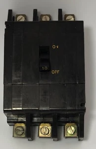 Crabtree C-50 10A 10A Amp Triple Pole MCB 3P Three Phase Circuit Breaker C50 - Picture 1 of 2