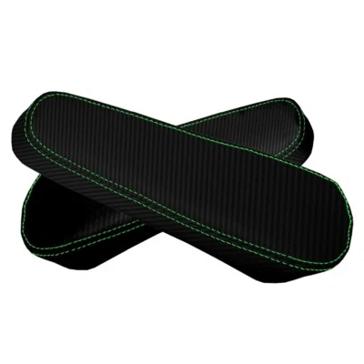 Seat Armrest PVC Carbon Cover Fit For Chevrolet Uplander 2005-2009 Green Stitch - Изображение 1 из 4