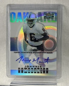 2004 Topps Finest Refractor 190/199 Johnnie Morant #117 Auto - Picture 1 of 6