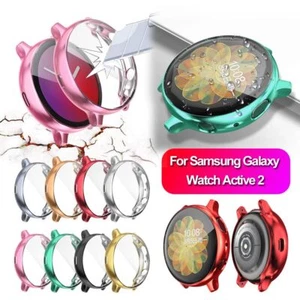 Screen Protector Electroplate For Samsung Galaxy Watch Active 2 TPU Watch Case - Zdjęcie 1 z 30