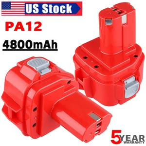 2x Replace For Makita 12V Battery 1200 1201 1222 1220 1233 1234 1235 PA12 6213D - Picture 1 of 13