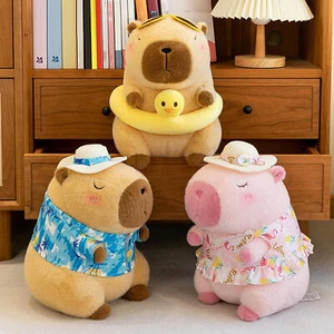 Capybara Plush Toy Cute Cartoon Capybara Animal Stuffed Doll Stuffed Animal - Picture 1 of 15