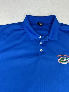 STARTER Dri-Star Mens Athletic Polo Shirt Short Sleeve XL Blue Florida Gators XL - Picture 1 of 10