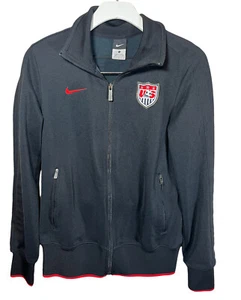 Nike USA Women’s Soccer Team Black Zip Up Jacket Size Large #56323 - Picture 1 of 11
