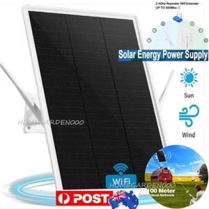 200m Dual Band Wireless Solar WiFi Extender Repeater Range Signal Booster 4g - Picture 1 of 19