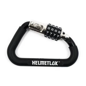 Cerradura de casco con barra en T, cable y cerradura de combinación para seguridad de motocicleta - Imagen 1 de 3