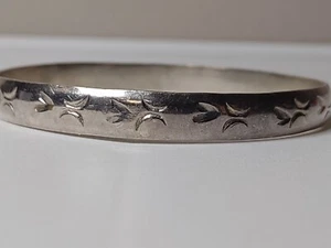 Vintage 8,5 Zoll alter Mexiko Metall Armreif - Bild 1 von 23