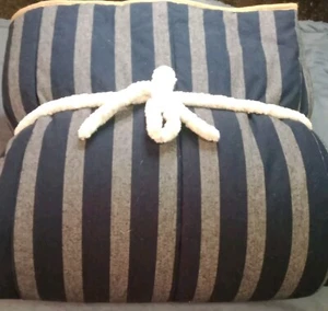 Pottery Barn Teen Stipe Camden Comforter Queen/ Full - Picture 1 of 6