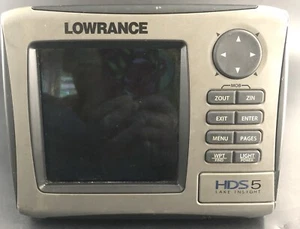 Lowrance HDS-5 GPS Sonar Echolot nur GPS ungetestet Vio5 - Bild 1 von 3