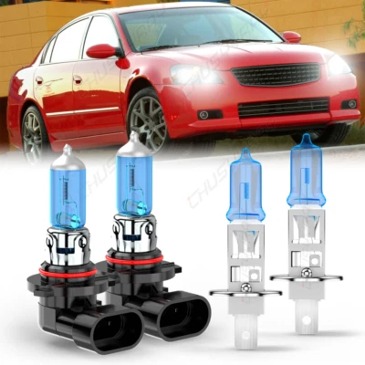 Para Infiniti M35 2006 2007 2008 9005+H1 5000K faros halógenos bombillas de haz alto/bajo Foto 1 de 4