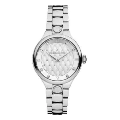Cerruti Ladies CRM28504 Accesa Classic Crystal Accented Stainless Steel Watch - image 1 of 4