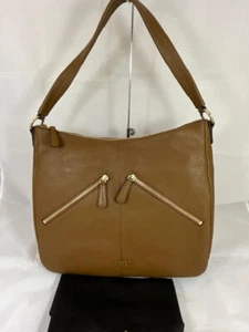 Neu mit Etikett Vera Bradley Vivian Leder Hobo Tasche in Cognac AUSVERKAUFT - Bild 1 von 8