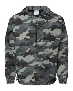 NWT! Champion Outerwear, Windbreaker Long Sleeve Packable Anorak Stylish Jacket - Picture 1 of 46