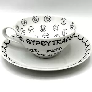 Tazza da tè e piattino Bradley Exclusives Originality Plus 1959 Fortune Telling Fate - Foto 1 di 8