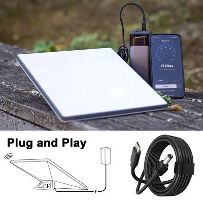 For Starlink Mini DC to USB C Power Replacement Cable 2M/6.5FT Cord Adapter Kit - Image 1 of 4