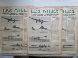 AILES 1937 824 CANT Z-506 DIESEL FOKKER G1 BRAZILIAN CLIPPER HYDRAVION DENAIN - Picture 1 of 5