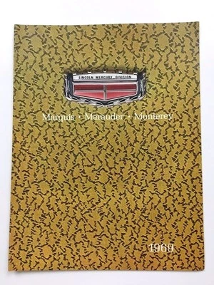 1969 Mercury 32-page BIG Car Sales Brochure Catalog - Marquis Marauder Monterey Foto 1 de 4