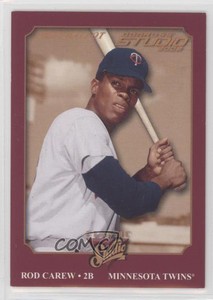2002 Donruss Studio Classic Studio First Ballot /91 Rod Carew #CS-18 HOF