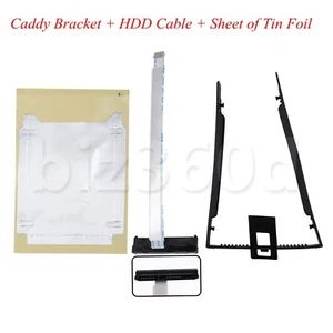2.5 SSD TRAY Caddy Hard Drive Kit For Lenovo L580 L590 HDD Bracket Cable TinFoil - Afbeelding 1 van 11