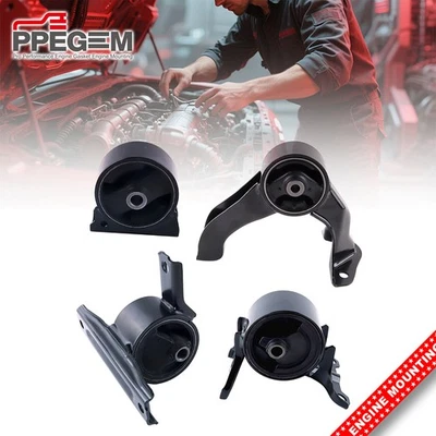 Motor Trans Mount 4pcs for 2007-2016 Jeep Compass Patriot 2.4L 2.0L A5416 5415 - Image 1 of 4