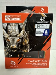 Seagate FireCuda ZP4000GM3A023 530 4 To PCI-Express 4,0 x4 NVMe (v1,4) 3D NAND TL - Photo 1/8