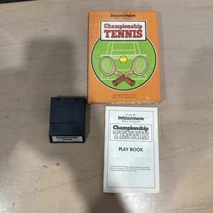 Championship Tennis Intellivision INTV / Nice Ideas CIB komplett in Box mit Handbuch - Bild 1 von 9