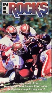 NFL Rocks (VHS) Brand New Factory Sealed 1992 Very Rare Vintage Musical Artists - Picture 1 of 2