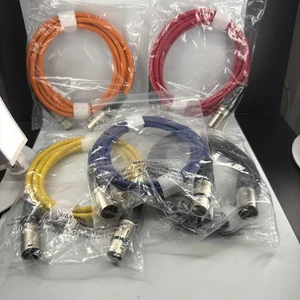 5 GLS Audio 6 Fuß Patchkabel Kabel XLR-Stecker auf XLR-Buchse Kabel KEIN BLAUES KABEL - Bild 1 von 2