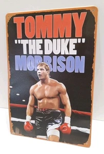 Tommy Morrison Blechschild 12 x 8 Zoll Retro-Stil Männerhöhle Wandhänger - Bild 1 von 7
