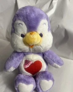 Peluche Care Bear Cousins COZY HEART PENGUIN Kenner 1984 vintage años 80 - Imagen 1 de 6