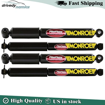 Par de amortiguadores delanteros y traseros nuevos para Chevrolet Blazer 95-05 Monroe Reflex Foto 1 de 4