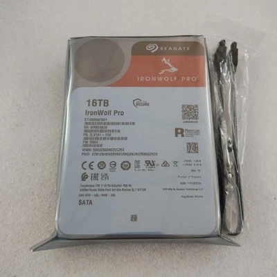  New Seagate IronWolf Pro ST16000NT001 16TB 7200RPM 256MB 6Gb/s SATA 3.5" HDD - Image 1 of 4