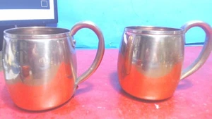 Vintage - West Bend Aluminium Co - 2 - massive Kupferbecher - Moscow Mule Tassen - Bild 1 von 8