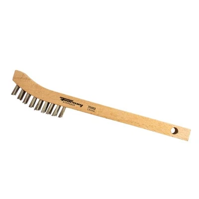Forney 70503 Steel Curved Handle Scratch Brush 0.006 Wire x 8-5/8 L in. - Image 1 of 2