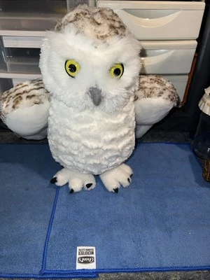 "Animal de peluche Wild Republic Snowy Owl 12"" blanco suave 2012" Foto 1 de 4