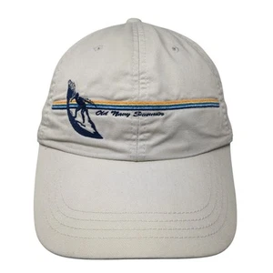 Old Navy Summer Slideback Hat Beige Large Adjustable Embroidered Outdoor - Picture 1 of 10